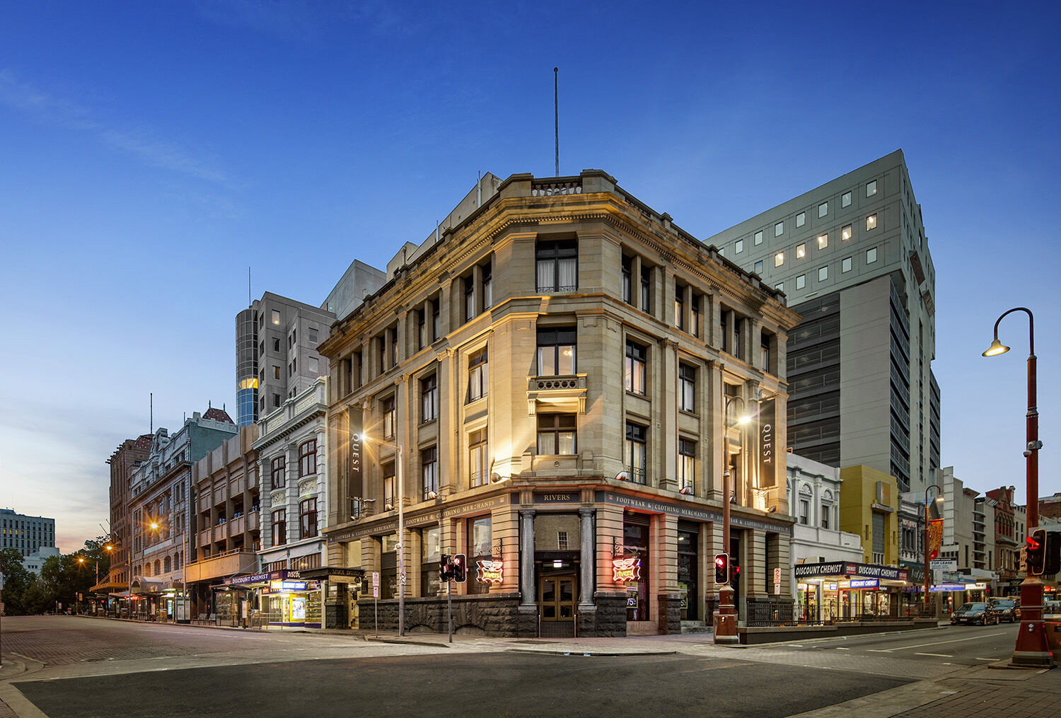 Quest Savoy Aparthotel Hobart Buitenkant foto